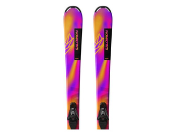 NARTY SALOMON L LUX Jr M + C5 GW J75 Rh 2025