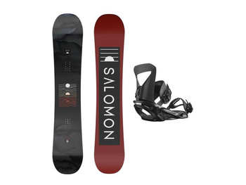 DESKA SALOMON PULSE+WIAZANIE PACT BLACK