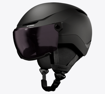 KASK NARCIARSKI ATOMIC NOMAD VISOR JR BLACK  MODEL 2026