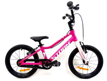 LEKKI ROWER DZIECIECY  STORM POLLY 16 RÓŻ