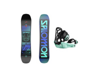 DESKA SALOMON GRAIL+WIAZANIE GOODTIME XS BLACK